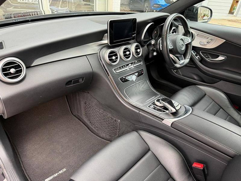 Used Mercedes C200 AMG Line Premium 184 HP (135 kW) 2017 Black Coupe