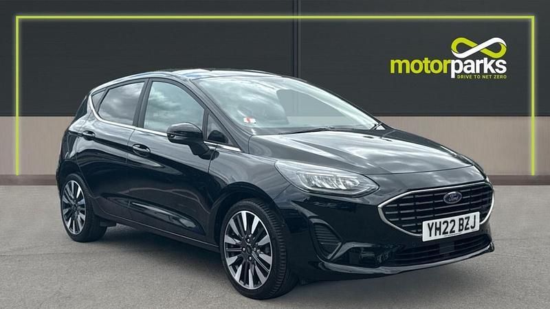 Black Used 2022 Ford Fiesta Titanium Hatchback | £15,500 (Fair price) - Image 1/2