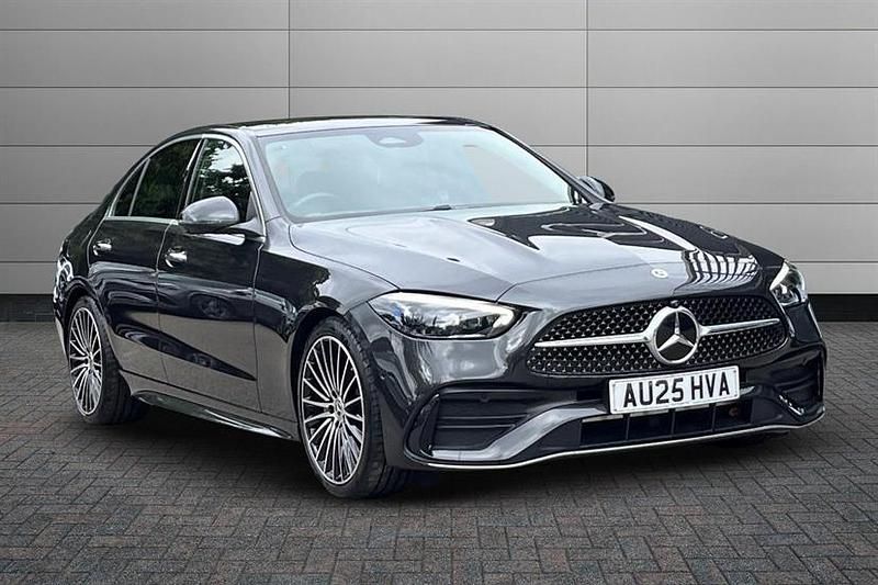 Graphite grey Used 2025 Mercedes C200 AMG Line Premium Plus Sedan | £39,350 - Image 1/4