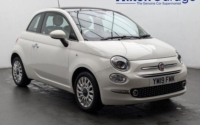 Used Fiat 500 Lounge 69 HP (50 kW) 2019 White Hatchback
