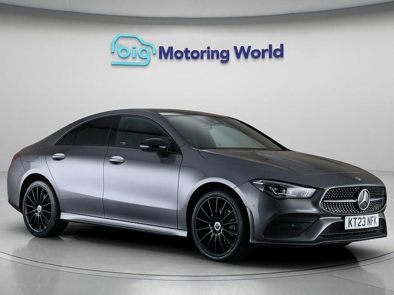 Grey Used 2023 Mercedes CLA250e AMG Line Premium Plus Sedan | £23,400 (Fair price) - Image 1/4