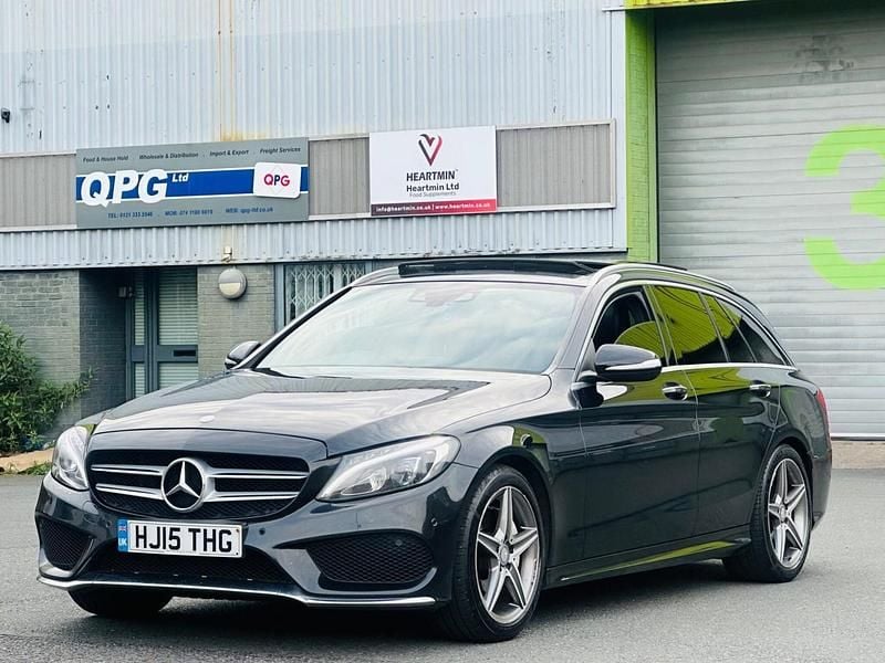 Used Mercedes C220 AMG Line Premium Plus 2015 Black Estate