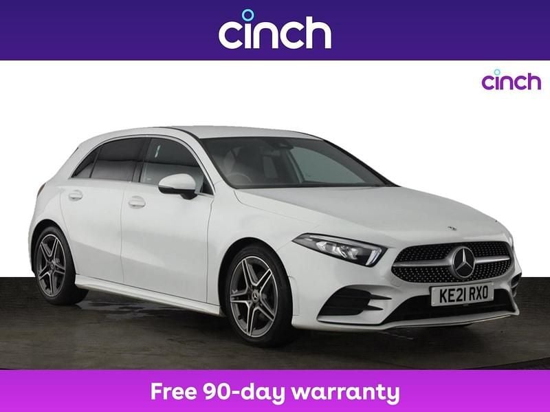 White Used 2021 Mercedes A200 AMG line Hatchback | £17,369 (Fair price) - Image 1/3