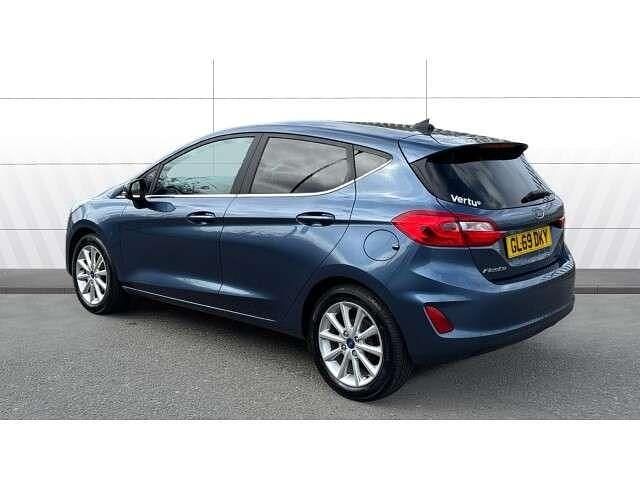 Used Ford Fiesta Titanium 100 HP (73 kW) 2019 Blue Hatchback
