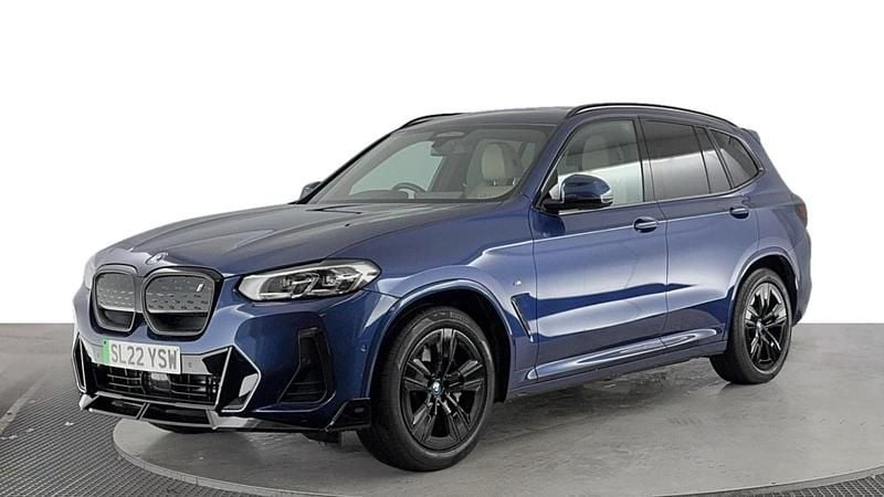 Blue Used 2022 BMW iX3 M Sport SUV | £24,620 (Good price) - Image 1/4