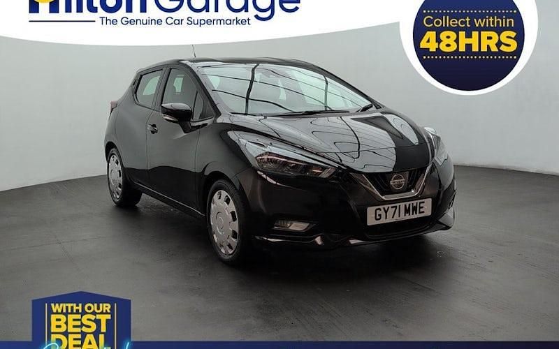 Used Nissan Micra Acenta 92 HP (67 kW) 2022 Black Hatchback