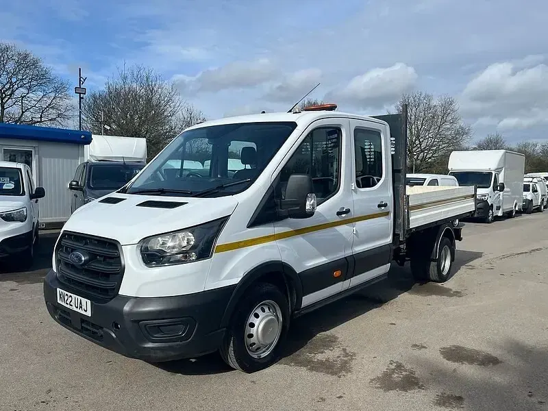 Used Ford Transit 130 HP (95 kW) 2022 Frozen white (solid paint) Van