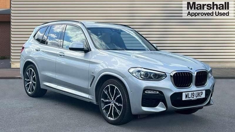 Silver Used 2019 BMW X3 M Sport SUV | £26,898 (Fair price) - Image 1/4