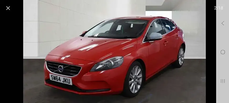 Used Volvo V40 SE Lux 115 HP (84 kW) 2014 Red Hatchback