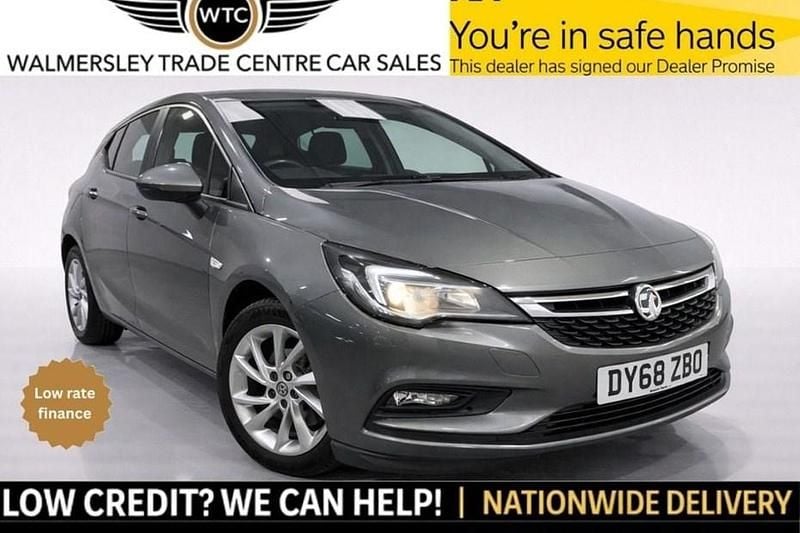 Used Vauxhall Astra 110 HP (80 kW) 2018 Grey Hatchback