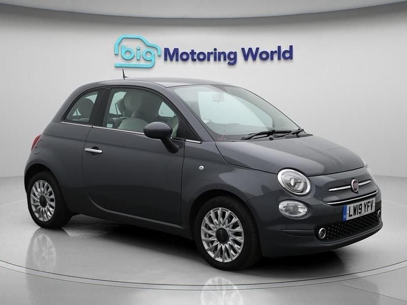 Grey Used 2019 Fiat 500 Lounge Hatchback | £7,800 (Fair price) - Image 1/4