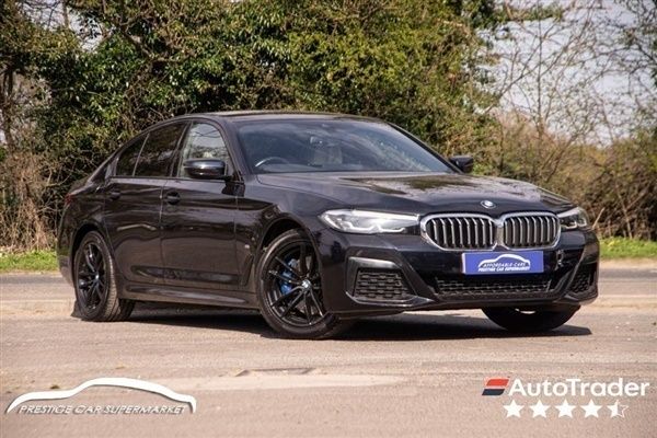 Black Used 2021 BMW 530e M Sport Sedan | £28,319 (Expensive) - Image 1/1