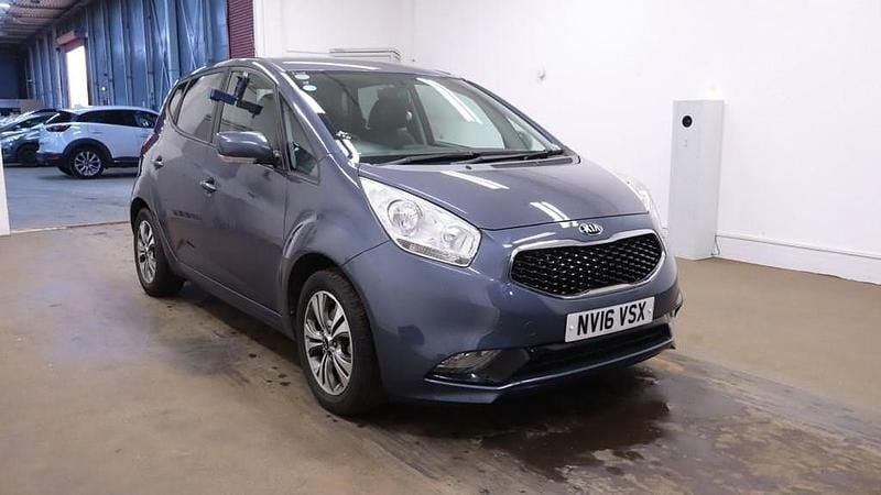 Used Kia Venga 123 HP (90 kW) 2016 Blue Hatchback
