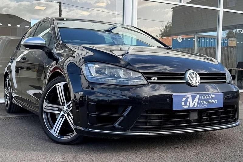 Used VW Golf VII R 2016 Black Hatchback