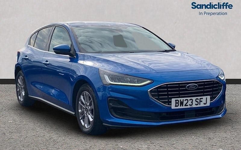 Blue Used 2023 Ford Focus Titanium Hatchback | £14,261 (Fair price) - Image 1/1