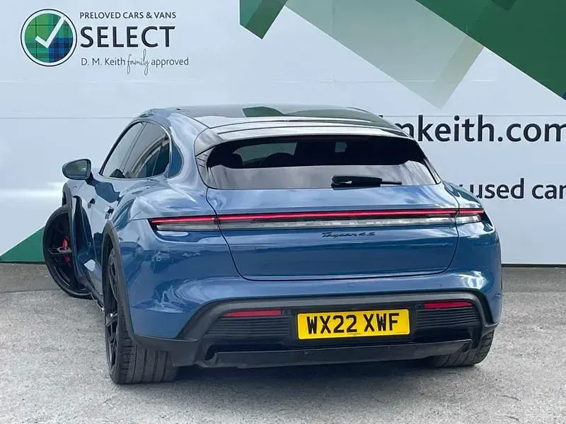 Used Porsche Taycan 419 kW (571 HP) 2022 Blue Sedan