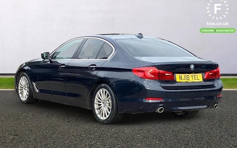 Used BMW 520 Efficient Dynamics 190 HP (139 kW) 2018 Blue Sedan