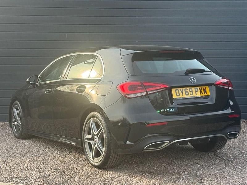Used Mercedes A250 AMG line 2019 Black Hatchback
