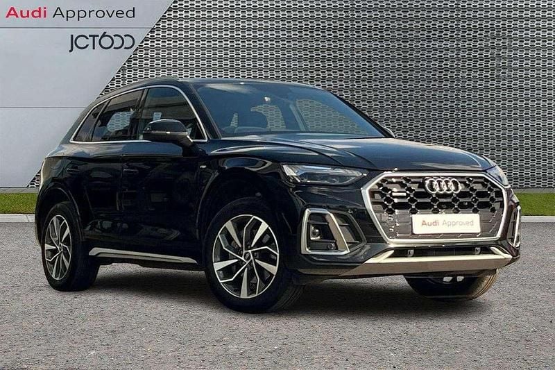 Black Used 2021 Audi Q5 S-Line SUV | £28,069 (Fair price) - Image 1/4
