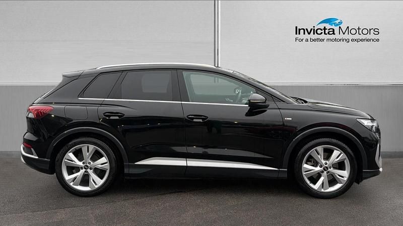 Used Audi Q4 e-tron S-Line 125 kW (170 HP) 2023 Black SUV