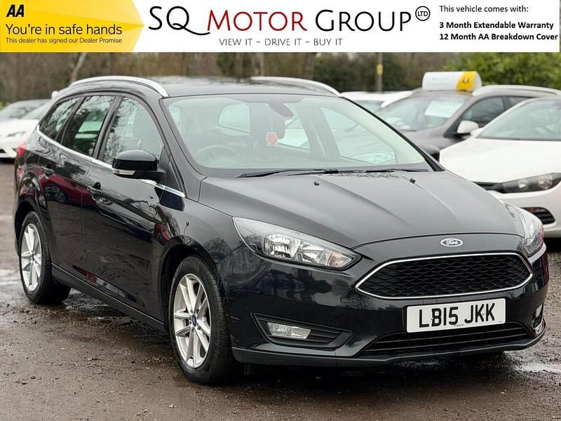 Used Ford Focus Zetec 115 HP (84 kW) 2015 Black Estate