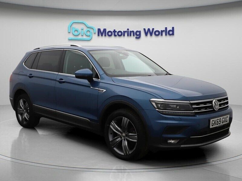 Blue Used 2019 VW Tiguan Allspace SEL SUV | £22,300 (Fair price) - Image 1/4