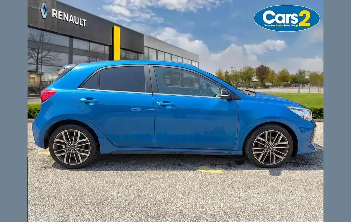 Used Kia Rio GT-Line S 117 HP (86 kW) 2022 Blue Hatchback