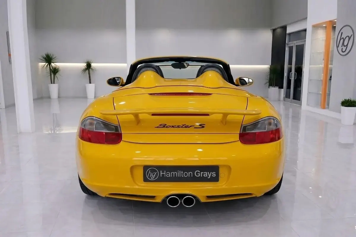 Used Porsche 986 Boxster 260 HP (191 kW) 2004 Yellow Cabriolet