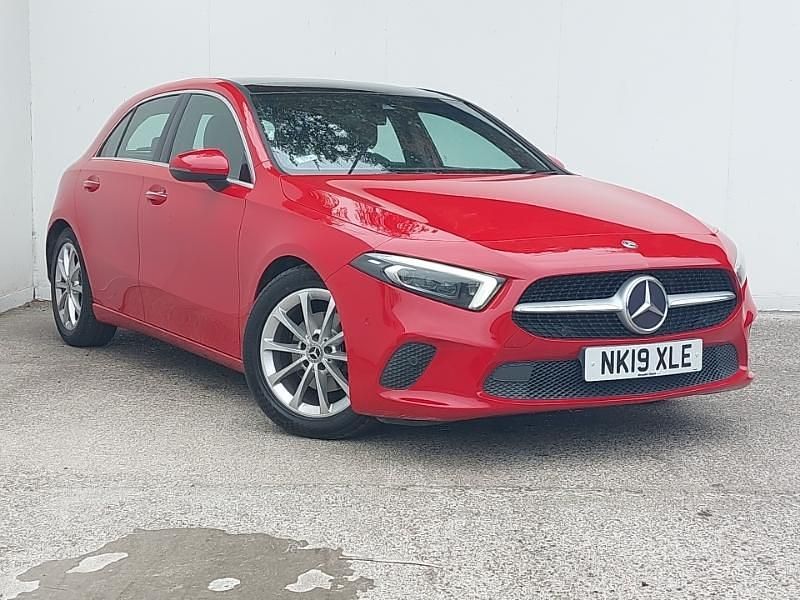 Red Used 2019 Mercedes A180 Premium Plus Hatchback | £15,298 (Fair price) - Image 1/4