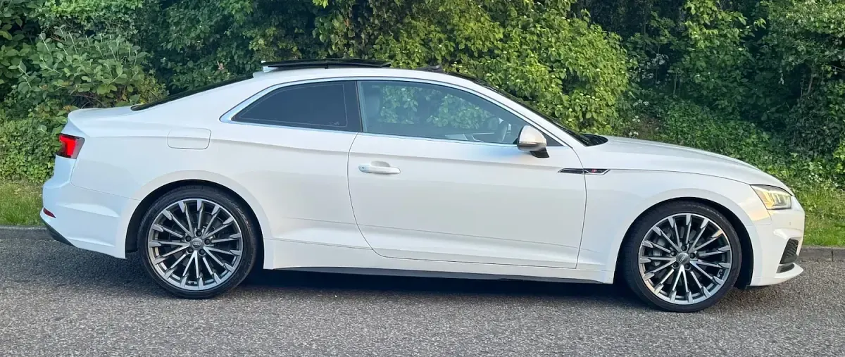 Used Audi A5 S-Line 286 HP (210 kW) 2018 White Coupe