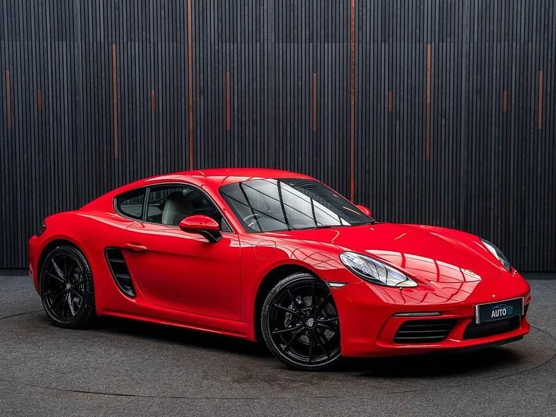 Used Porsche 718 Cayman 2018 Red Coupe