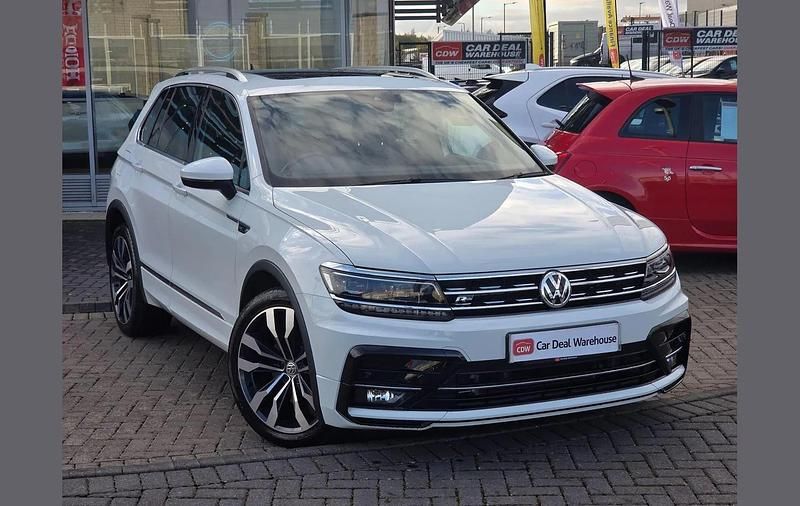 White Used 2019 VW Tiguan R-line SUV | £19,999 (Super price) - Image 1/4