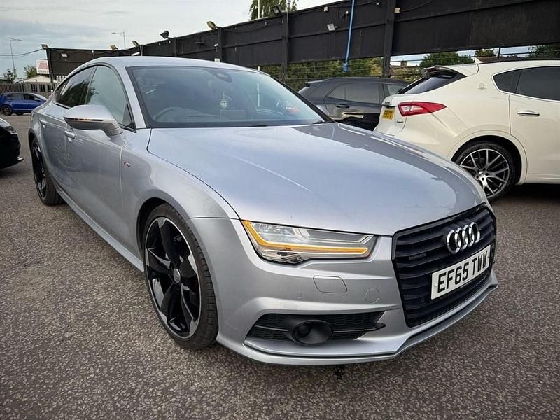 Silver Used 2015 Audi A7 Sportback Black Edition Hatchback | £16,899 (Fair price) - Image 1/4