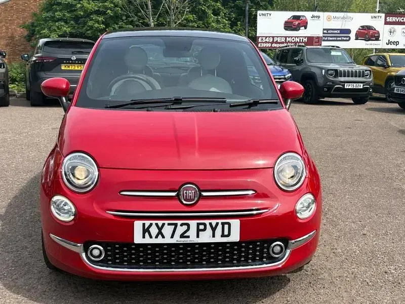 Used Fiat 500 Dolcevita 70 HP (51 kW) 2022 Red Hatchback