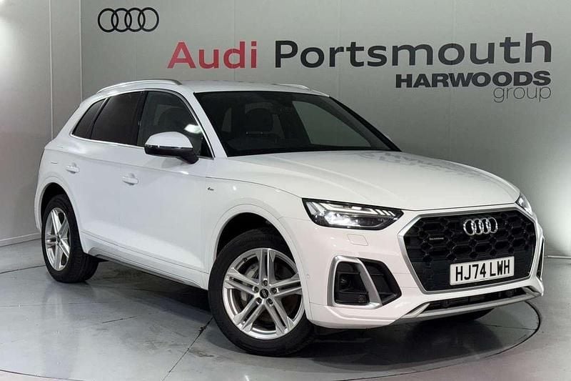 White Used 2024 Audi Q5 S-Line SUV | £39,990 (Fair price) - Image 1/4