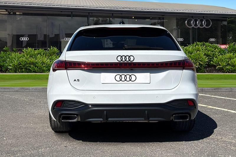 New Audi A5 Advanced 2025 White Coupe
