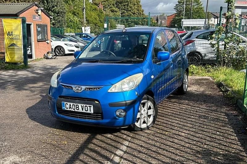 Blue Used 2008 Hyundai i10 Style Hatchback | £1,395 (Good price) - Image 1/1