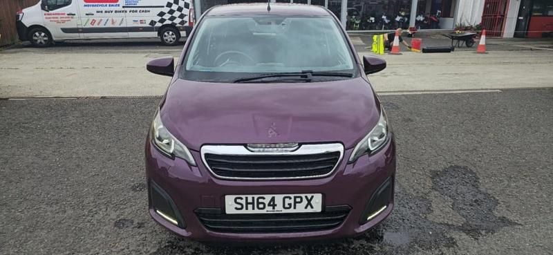 Purple Used 2014 Peugeot 108 Active Hatchback | £3,995 (Good price) - Image 1/4