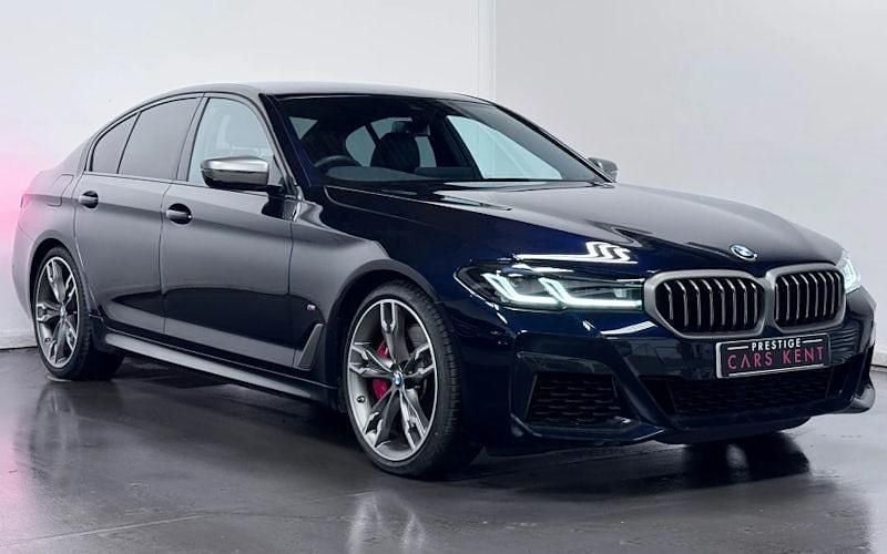 Black Used 2022 BMW M550 Comfort Edition Sedan | £44,340 (Good price) - Image 1/4