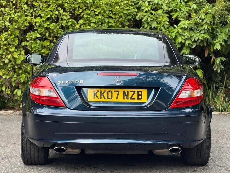 Used Mercedes SLK200 2007 Blue Cabriolet