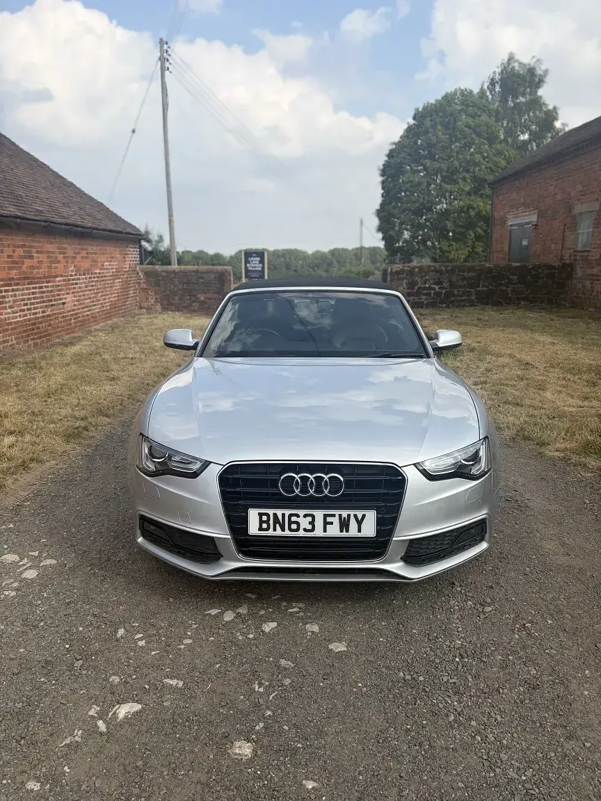 Used Audi A5 Cabriolet S-Line 177 HP (130 kW) 2013 Silver Cabriolet