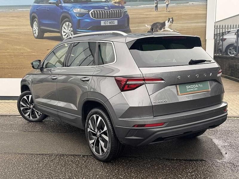 Used Skoda Karoq SE L 110 HP (80 kW) 2022 Graphite grey metallic SUV