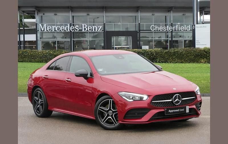 Red Used 2022 Mercedes 220 AMG Line Premium Coupe | £27,300 (Fair price) - Image 1/4