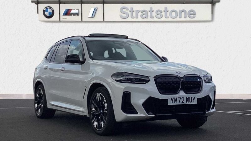 White Used 2023 BMW iX3 M Sport SUV | £31,990 (Fair price) - Image 1/4