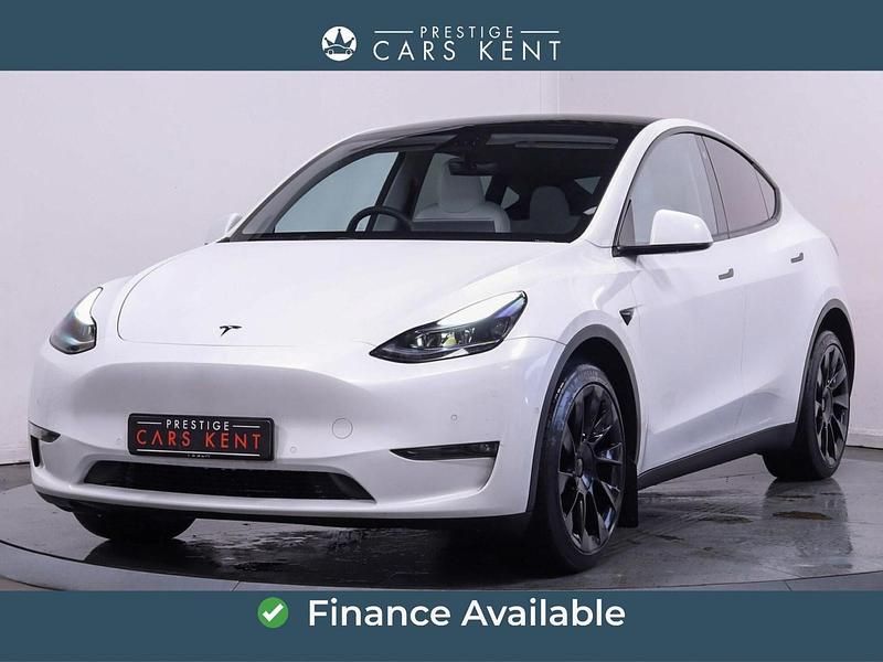 Used Tesla Model Y Long Range AWD 378 kW (514 HP) 2022 White SUV