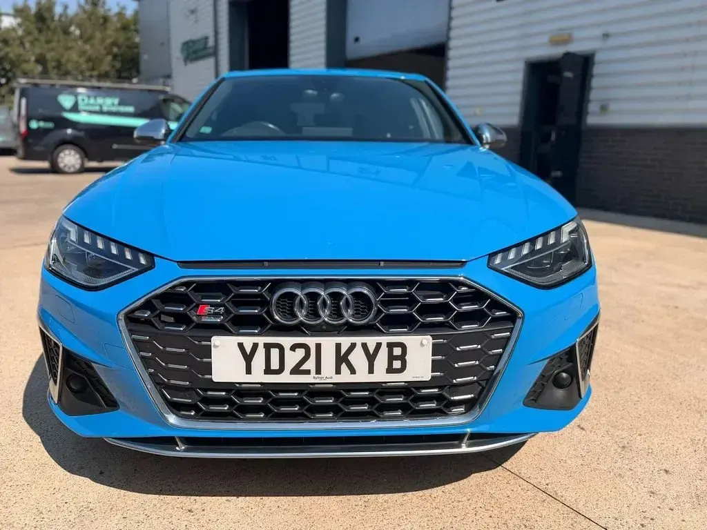 Used Audi S4 Design 341 HP (250 kW) 2021 Blue Sedan