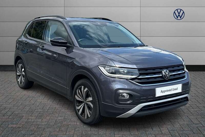 Grey Used 2023 VW T-Cross Black Edition SUV | £17,264 (Fair price) - Image 1/4