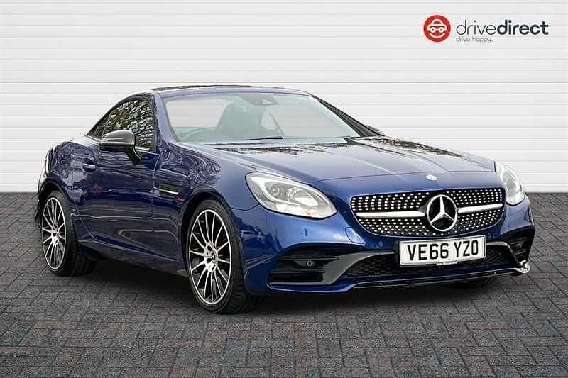 Blue Used 2016 Mercedes SLC300 AMG line Cabriolet | £19,500 - Image 1/4