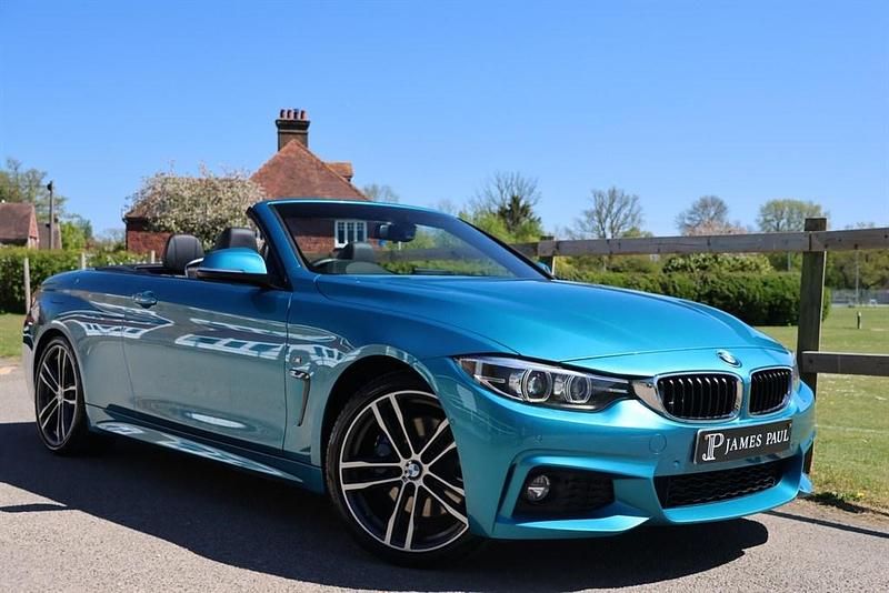 Begagnad BMW 420 M Sport 2020 Blå Cab