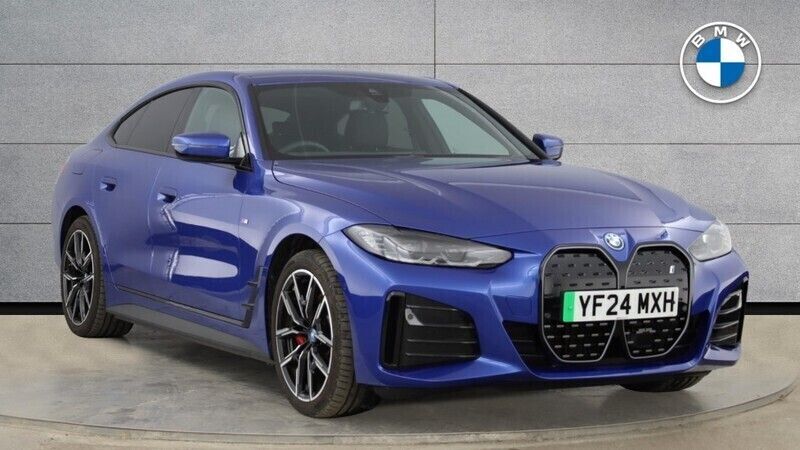 Blue Used 2024 BMW i4 M Sport Sedan | £41,777 (Good price) - Image 1/4